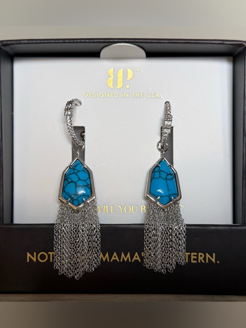 Bomb Party Outlaw Earrings “Bulletproof Belle” Brand New!!